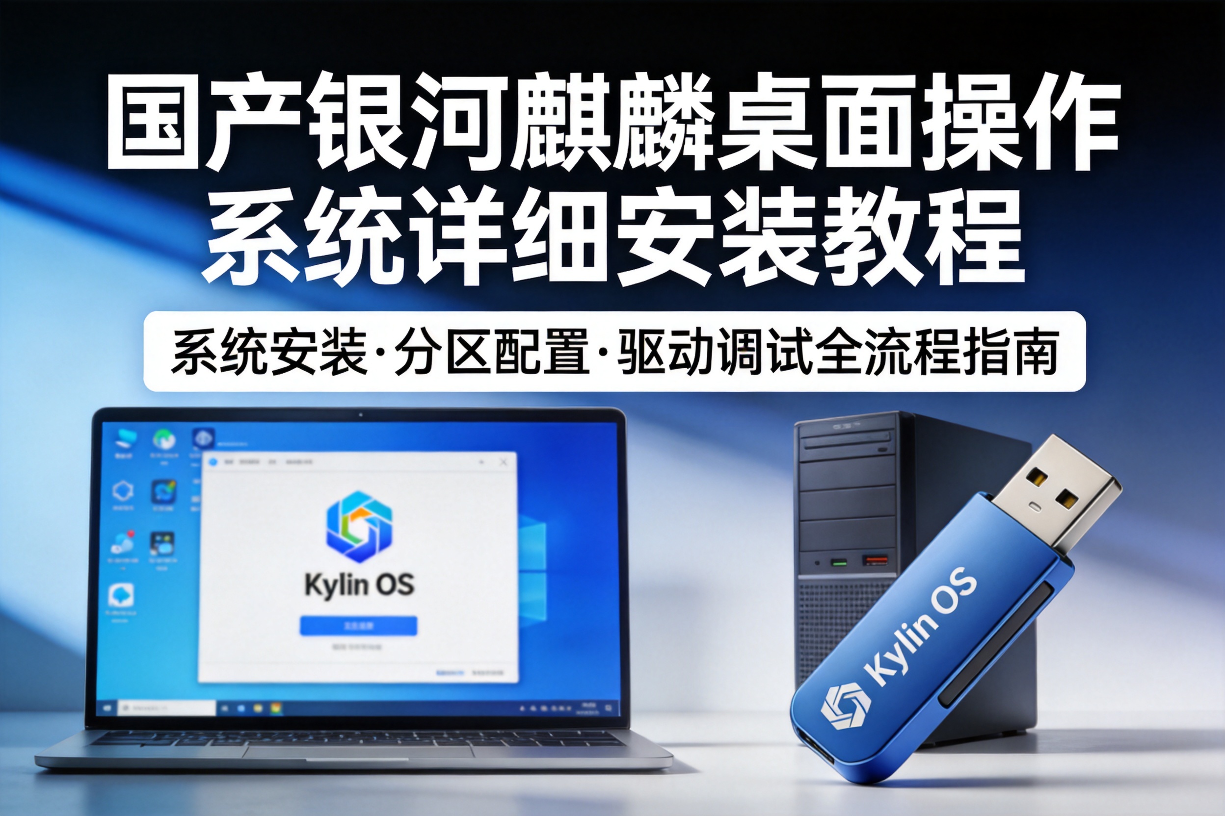 国产银河麒麟桌面操作系统详细安装教程-卓盛打印机网