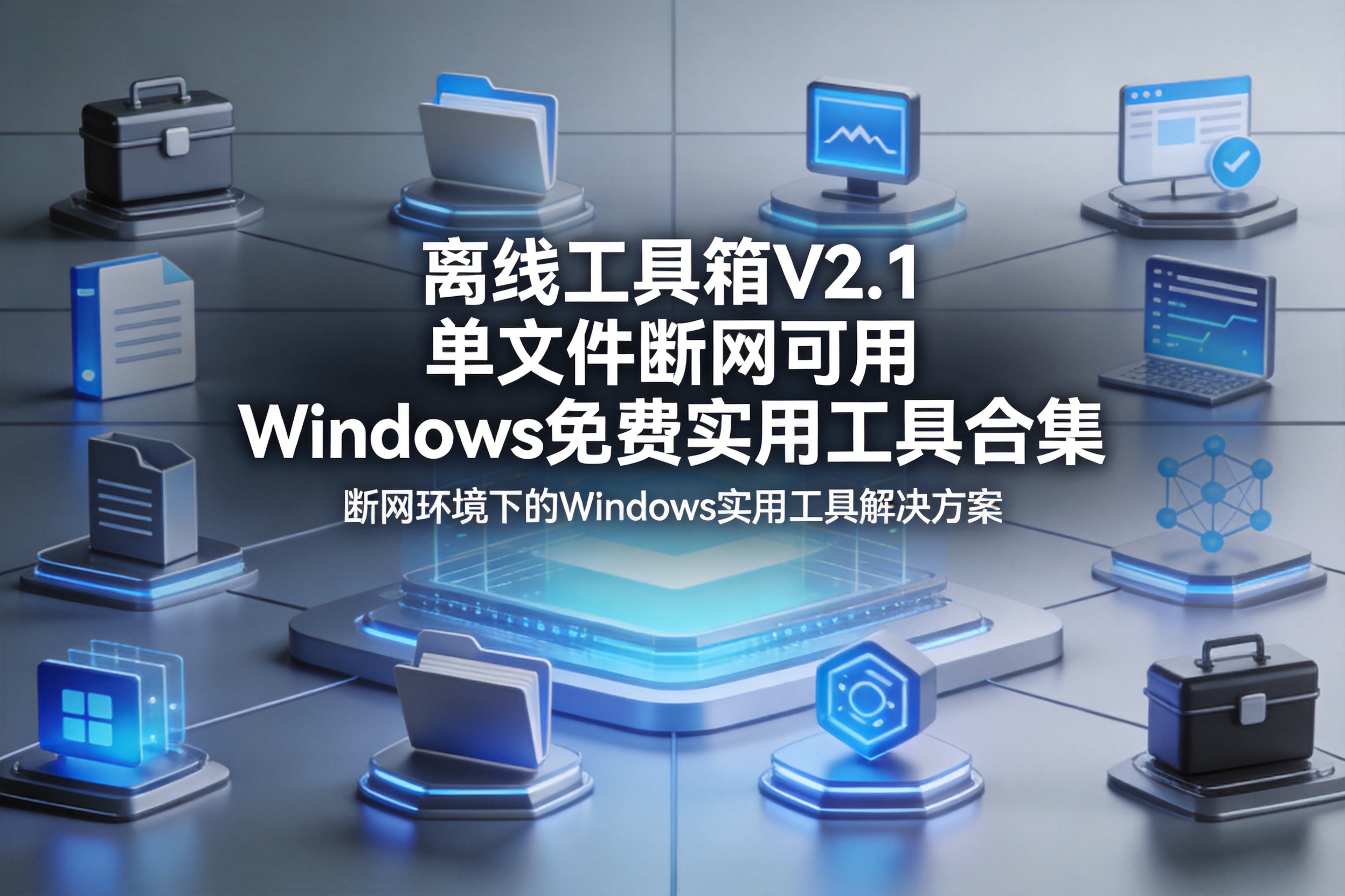 离线工具箱V2.1 单文件断网可用 Windows免费实用工具合集-卓盛打印机网