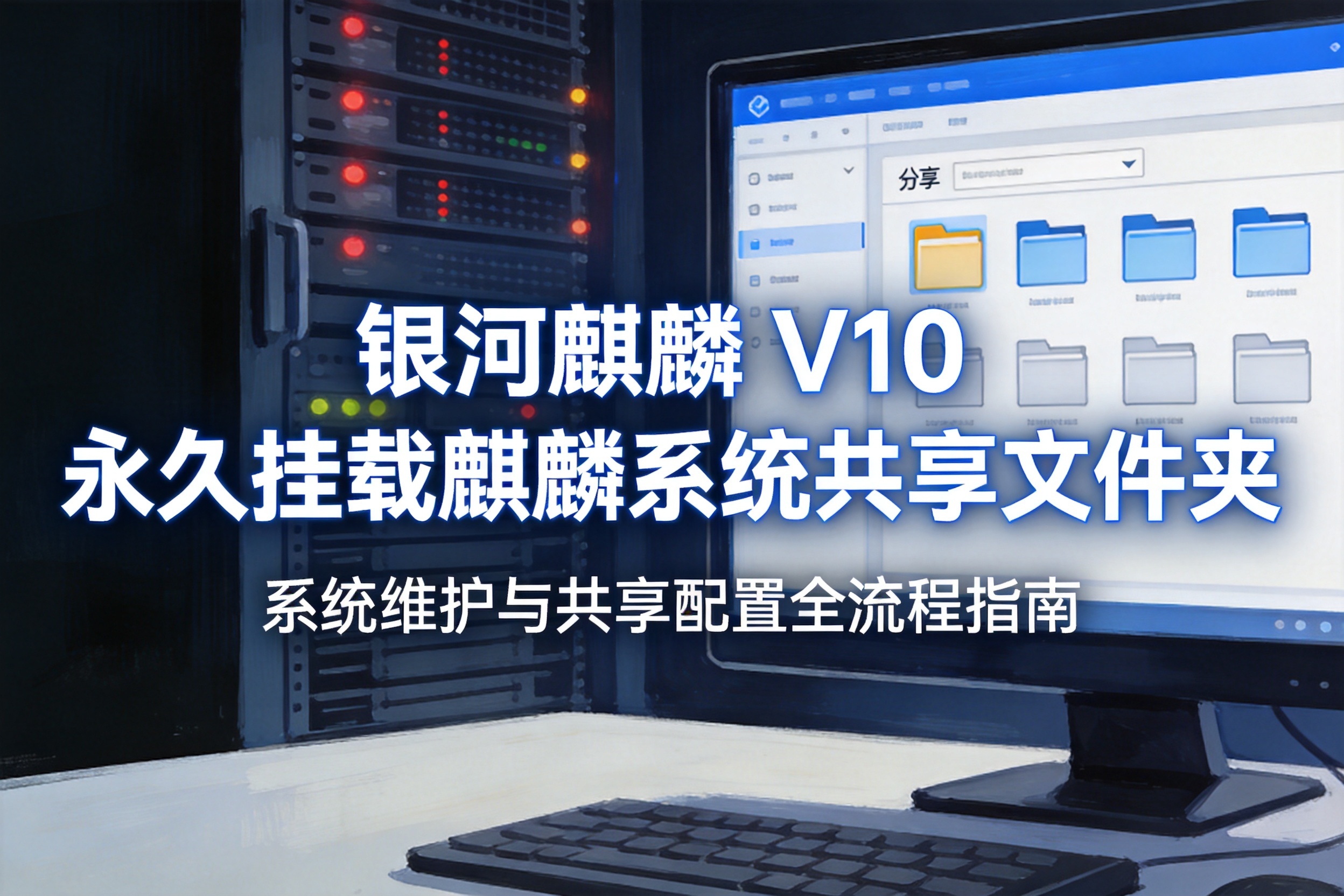 银河麒麟 V10 开机自动挂载共享文件夹 永久生效详细步骤-卓盛打印机网