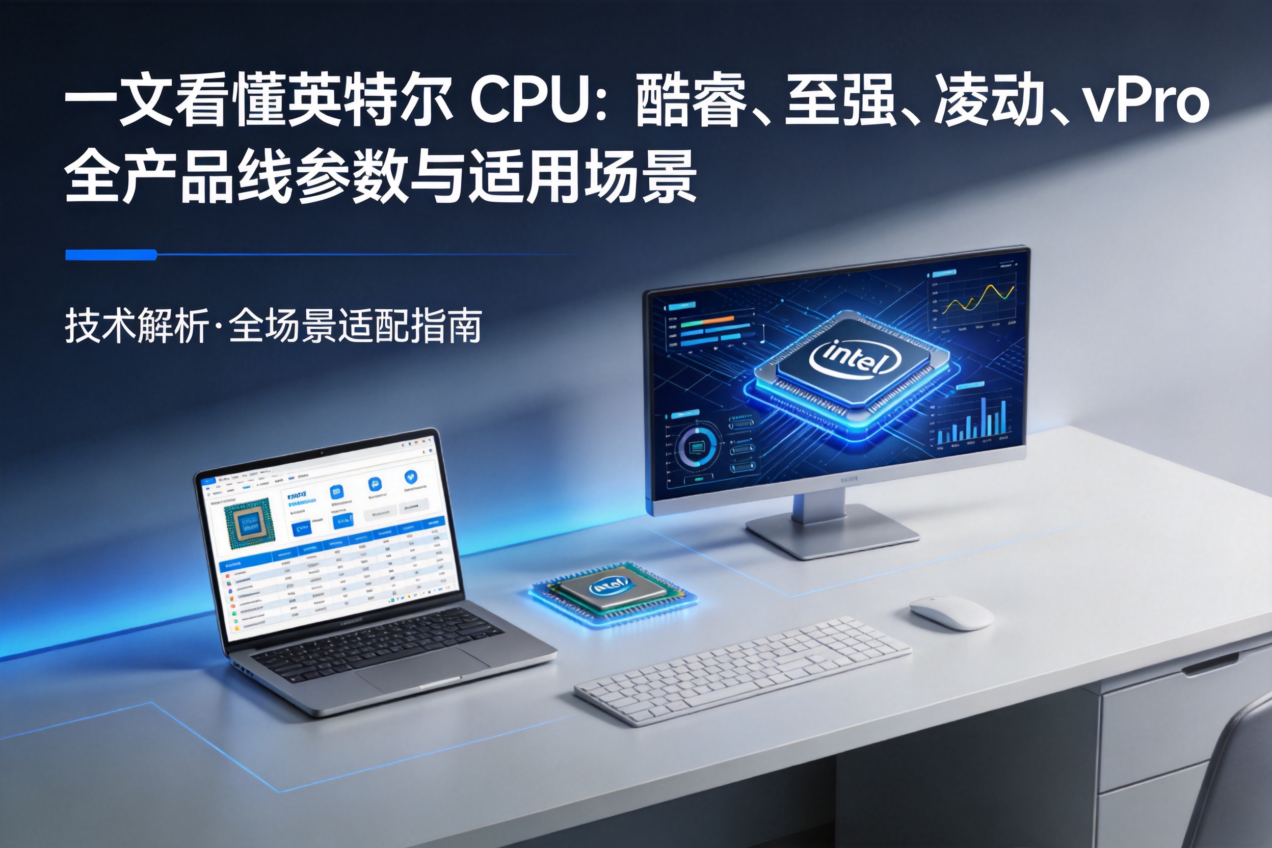 一文看懂英特尔 CPU:酷睿、至强、凌动、vPro 全产品线参数与适用场景-卓盛打印机网
