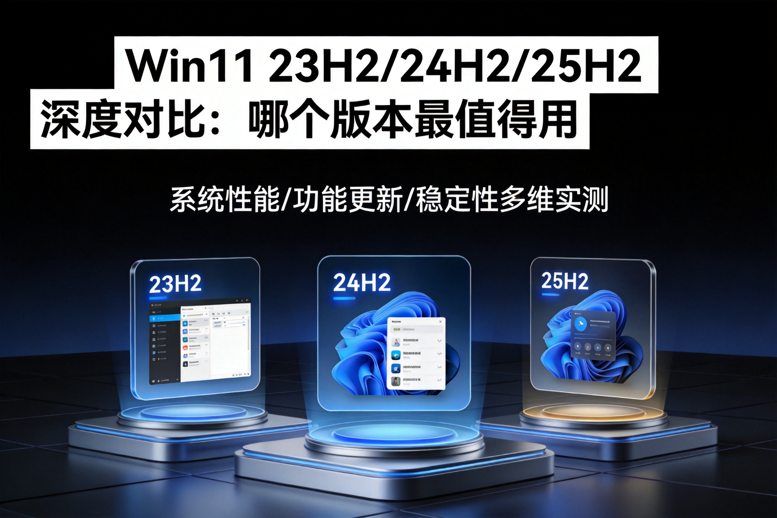 Win11 23H2/24H2/25H2深度对比:哪个版本最值得用-卓盛打印机网