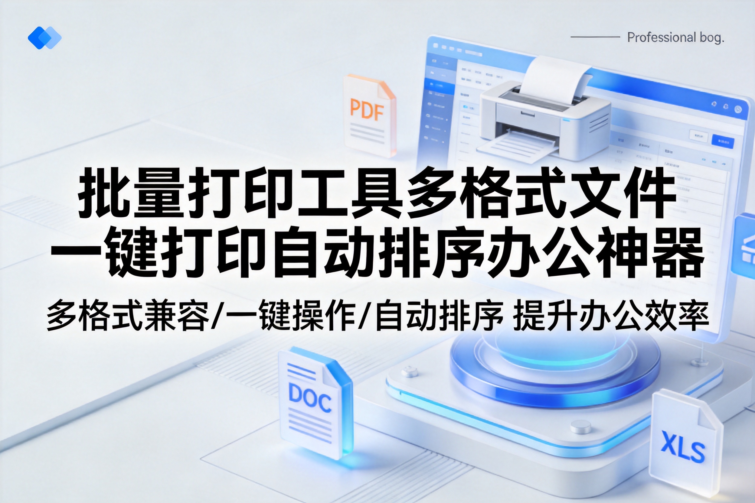 批量打印工具 多格式文件一键打印自动排序办公神器-卓盛打印机网