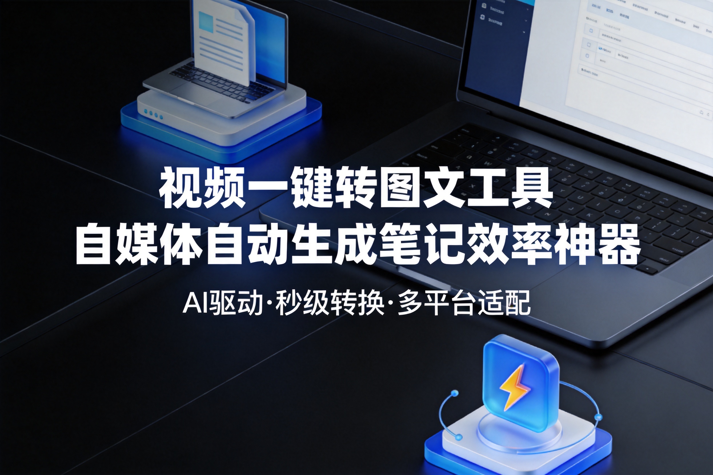 视频一键转图文工具 自媒体自动生成笔记效率神器-卓盛打印机网