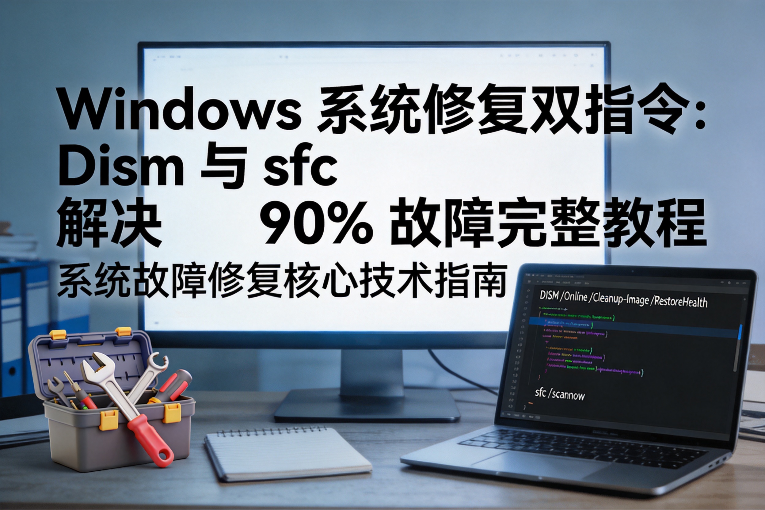Windows 系统修复双指令:Dism 与 sfc 解决 90% 故障完整教程-卓盛打印机网