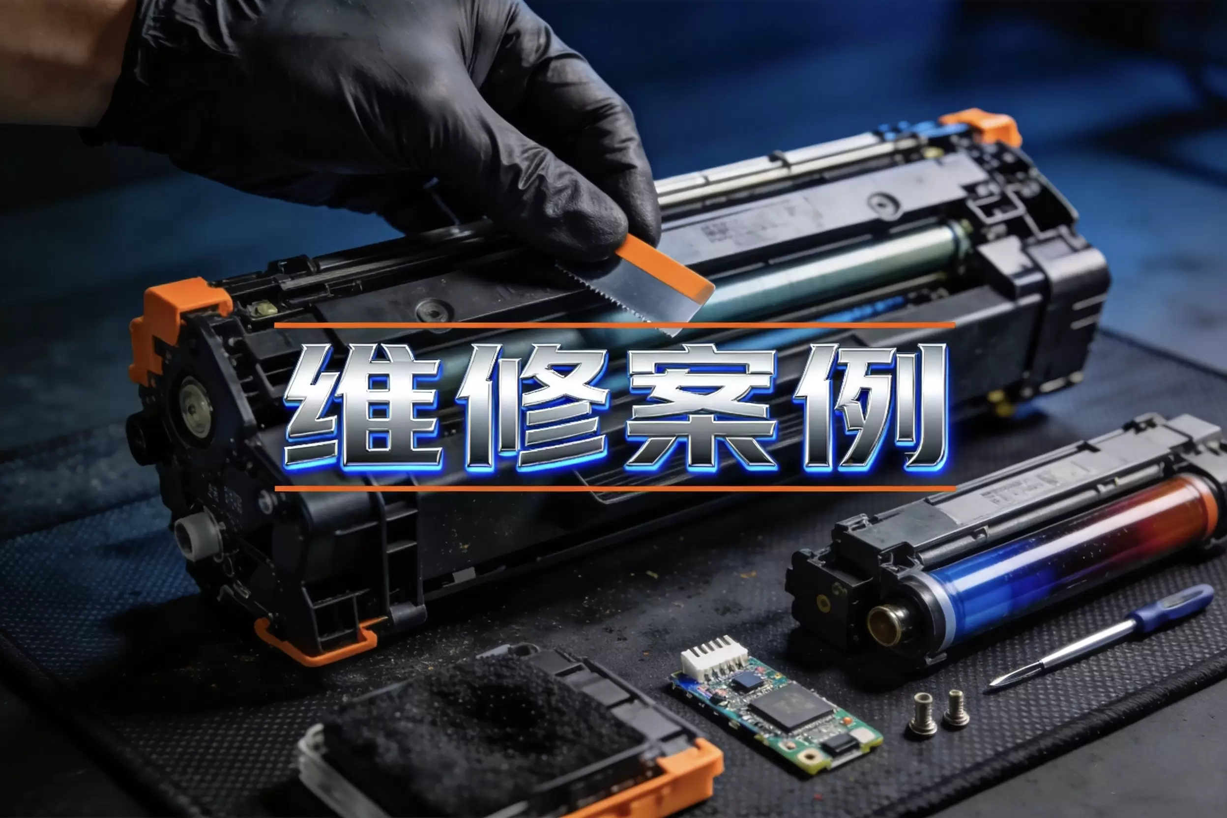 【维修案例】京瓷3550ci 彩色复印机 打印看不清 文字迷糊 文字不完整-卓盛打印机网