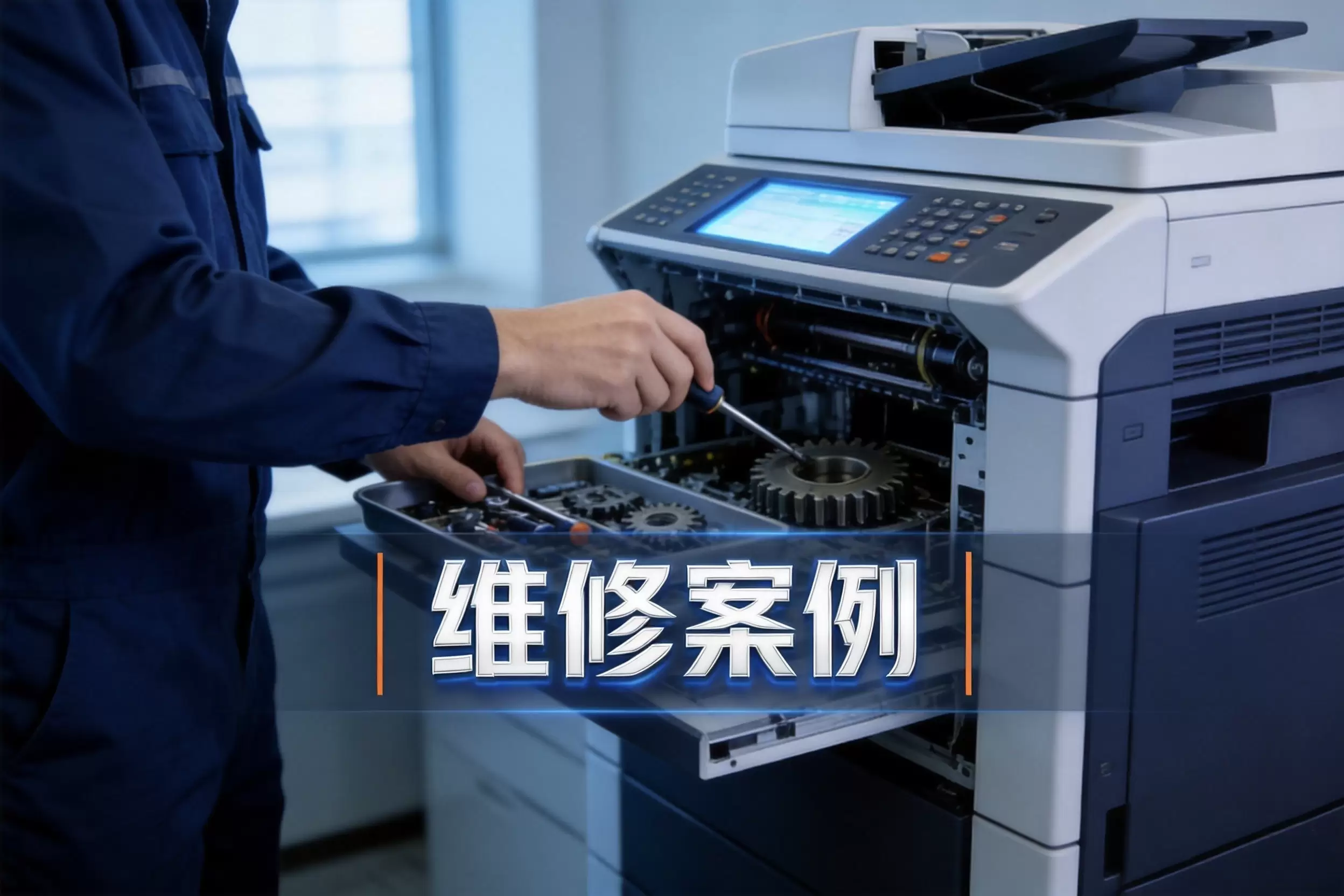 【维修案例】京瓷 KM-2560 打印效果不清楚,很浅,只有淡淡的影子-卓盛打印机网
